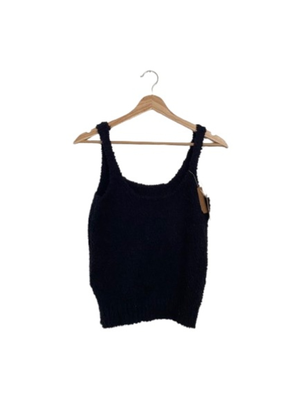 NWT Title: SKIMS Black Cozy Knit Tank Top - Size L/XL - Soft & Luxurious
